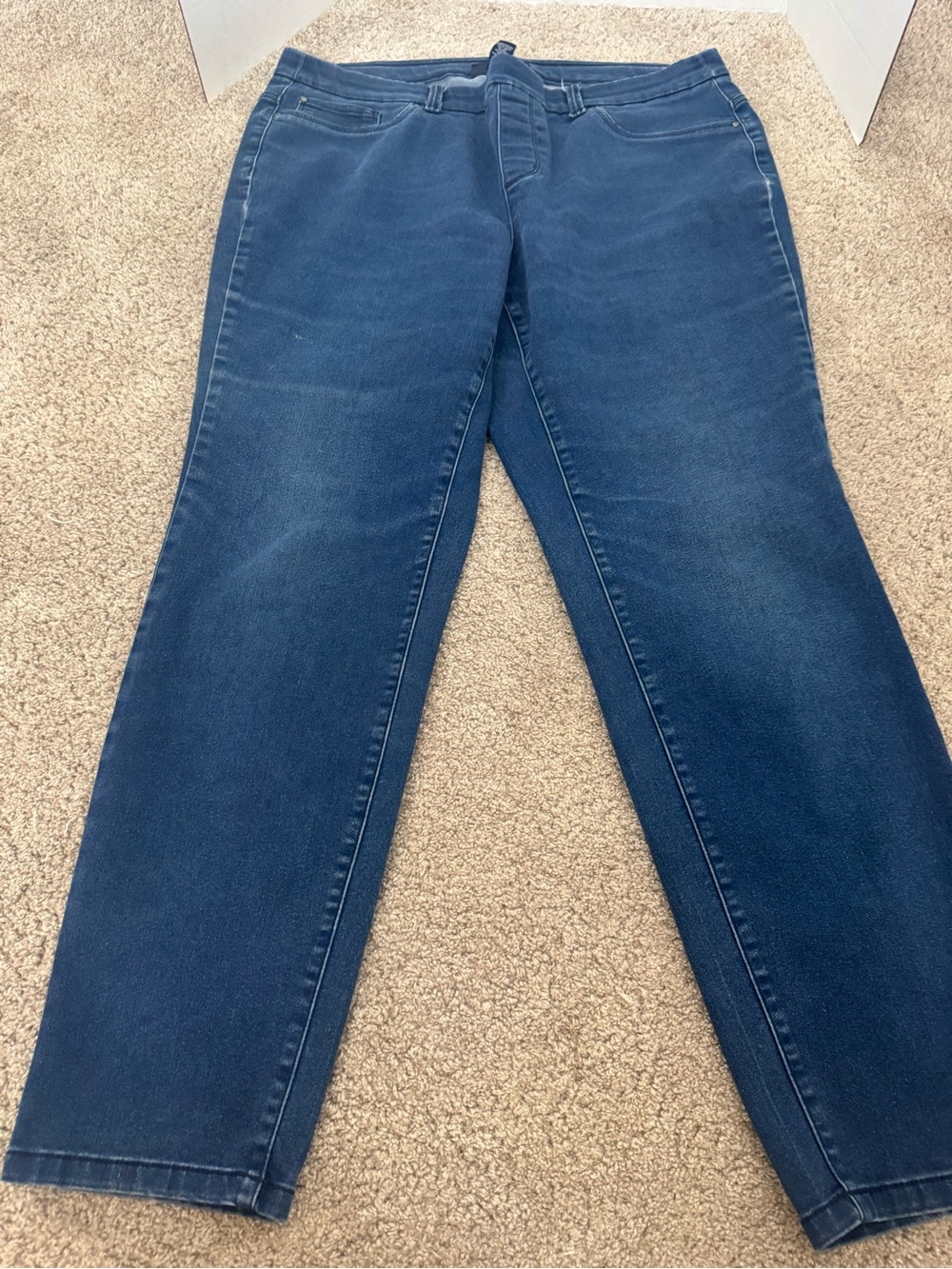 Charter Club Deep Blue Straight-Leg Jeans